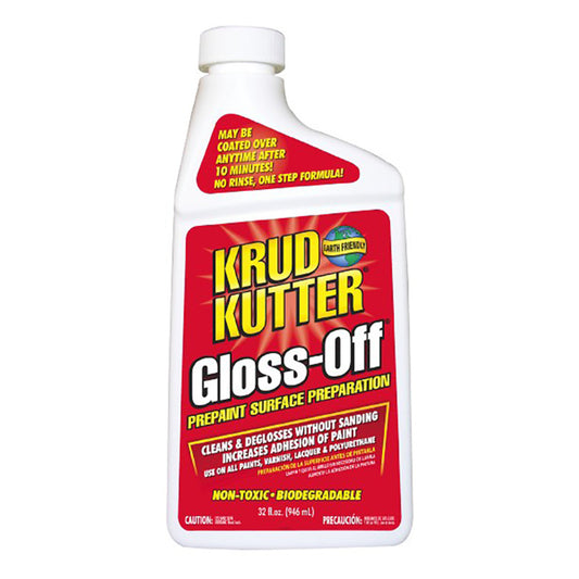 Krud Kutter Non-Toxic Biodegradable Gloss-Off Prepaint Surface Preparation 32 oz. (Pack of 6)