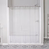Kenney 72 in. H X 70 in. W Clear Shower Curtain Liner PEVA