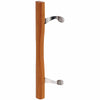 Prime-Line 10 in. L Chrome Brown Metal Patio Door Pull