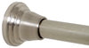 Zenith Products Zenna Home Shower Curtain Rod 72 in. L Brushed Nickel Brown