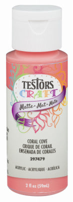 Testors Matte Coral Cove Craft Spray Paint 2 oz