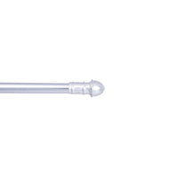 Kenney Dresden Nickel Silver Cafe Rod 28 in. L X 48 in. L