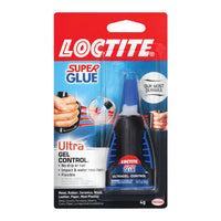 Loctite Ultra Gel Control High Strength Glue Clear Super Glue 4 gm (Pack of 6)