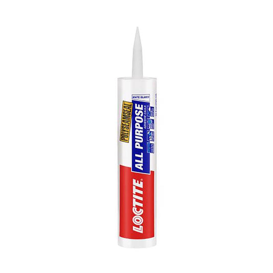 Loctite Polyseamseal White Acrylic Latex Adhesive Caulk 10 oz. (Pack of 12)