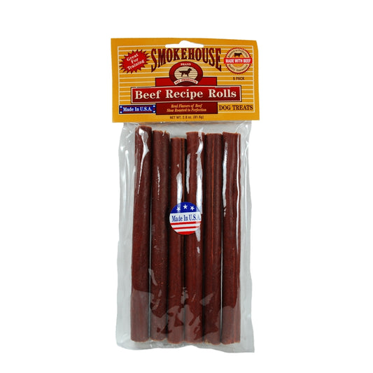 Smokehouse Beef Treats For Dogs 6 pk