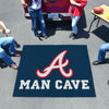 MLB - Atlanta Braves Man Cave Rug - 5ft. x 6ft.