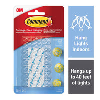 Command Strips 17026clr Clear Decorating Clips 20 Count With Command Adhesive Strips