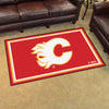 NHL - Calgary Flames 4ft. x 6ft. Plush Area Rug