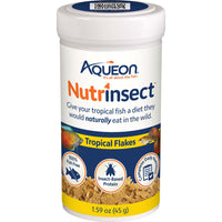 Aqueon Nutrinsect Tropical Flake Fish Food 1.59 oz