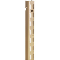 Knape & Vogt Dual Trak Heavy-Duty Adjustable Shelving Standard, 78-inch, Satin Gold, 0119-78SG