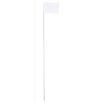 CH Hanson Co. 15 in. White Stake Flags PVC 1 pk