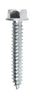 Hillman No. 14 X 1-1/2 in. L Slotted Hex Washer Head Sheet Metal Screws 100 pk