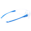 General Electric 03 Series Impact-Resistant Safety Glasses Clear Lens Blue Frame 1 pk