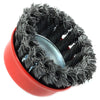 Forney 2.75 in. D X 5/8 in. Knotted Steel Cup Brush 12500 rpm 1 pc