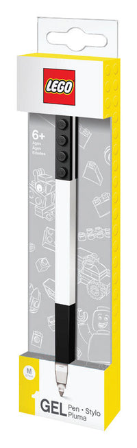 GEL PEN BLACK LEGO BRICK