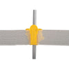 Electric Fence Insulator, Round Post, Western Style, Yellow