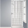 Zenna Home 78 in. H X 54 in. W Clear Solid Stall Liner PEVA