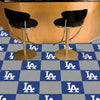 MLB - Los Angeles Dodgers Gray Team Carpet Tiles - 45 Sq Ft.