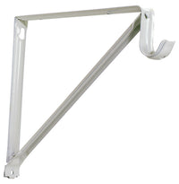 Knape & Vogt John Sterling White Steel Shelf/Rod Bracket 16 Ga. 13 in. L 250 lb. (Pack of 20)