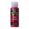 Plaid FolkArt Satin Cardinal Red Hobby Paint 2 oz. (Pack of 3)