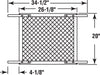 Prime-Line White Polypropylene Door Grille 1 pk - Deal of The Week