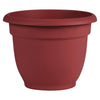 Bloem Ariana 8.5 in. H X 10 in. D Plastic Planter Burnt Red