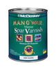 McCloskey Man O' War Satin Clear Marine Spar Varnish 1 qt. (Pack of 4)