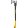 Collins Forged Steel Single Bit Splitting Axe 4 lbs. Head with 34 in. Black/Yellow Fiberglass Handle
