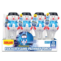 Shawshank LEDz Magic Seasons Shimmering Snowman Flicker Flame Pathway Light 1 pk (Pack of 12)