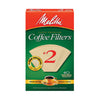 Melitta 6 cups Brown Cone Coffee Filter 40 pk