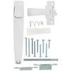 Wright White Push Button Latch 1 pk