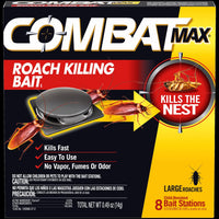 Combat Max Roach Bait Station 8 pk (Pack of 12)