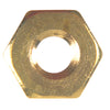 Hillman 10 in. Brass-Plated Brass SAE Screw Nut 100 pk