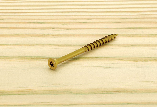 Starborn Deckfast No. 9 X 3 in. L Tan Star Flat Head Deck Screws 250 pk