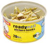 Ook Brass-Plated Standard Picture Hook 20 lb 30 pk