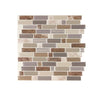 Smart Tiles 9.36 in. W X 9.73 in. L Multicolored Mosaic Vinyl Adhesive Wall Tile 4 pc (Pack of 6)