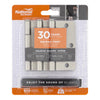 National Hardware Squeak Guard 3.5 in. L Satin Nickel Door Hinge 3 pk
