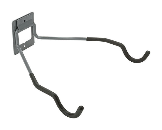National Hardware 12 in. L Powder Coated Gray Steel Flip-Up Bike Hanger Holder 30 lb. cap. (Pack of 6)