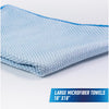 Unger Professional Grade Microfiber Cleaning Towel 18 in. W X 18 in. L 3 pk