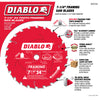 Diablo 7-1/4 in. Dia. x 5/8 in. Carbide Tip Titanium Framing Blade 24 teeth 1 pc. (Pack of 10)