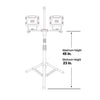 Feit Electric Pro Series 6000 lumens LED Dual Power Tripod Work Light