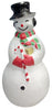 Union Red/White Snowman Blow Mold Christmas Decoration - Open Box