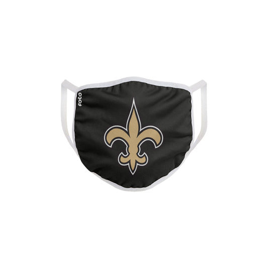FOCO Household Multi-Purpose New Orleans Saints Face Mask Multicolored 1 pk
