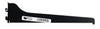 Knape & Vogt Black Steel Regular Duty Bracket 16 Ga. 10 in. L 160 lb.