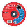 Diablo 7 in. D X 5/8 in. Aluminum Oxide Metal Circular Cut-Off Disc 1 pk