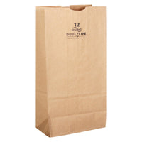 Dubl Life Paper Brown Shopping Bag Recycled 500 pk