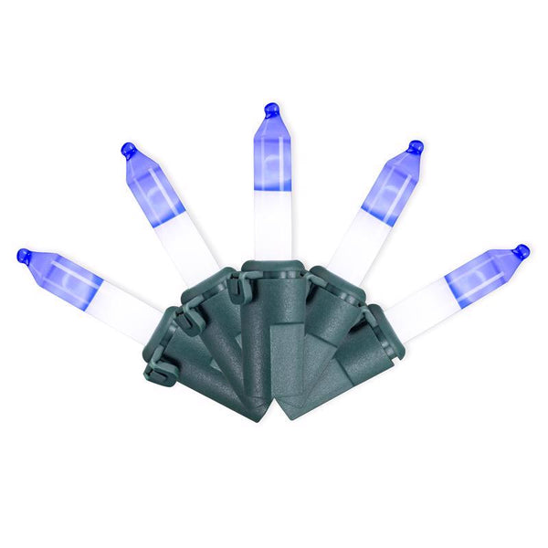 Celebrations LED T5 Blue/White 70 ct Two-Tone Christmas Lights 17.25 ft.