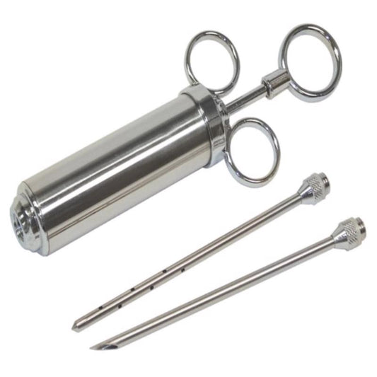 Bayou Classic Silver Polished Stainless Steel 2 oz. Seasoning Injector 4 L x 2 H x 8 W in.