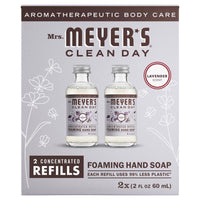 Mrs. Meyer's Clean Day Lavender Scent Foam Hand Soap Dispenser Refill 2 oz (Pack of 12)