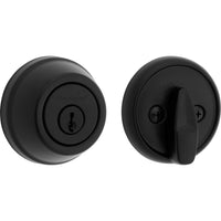 Single Cylinder Deadbolt 780 514 Matte Black Heavy Duty Door Lock Security Hardware Replacement